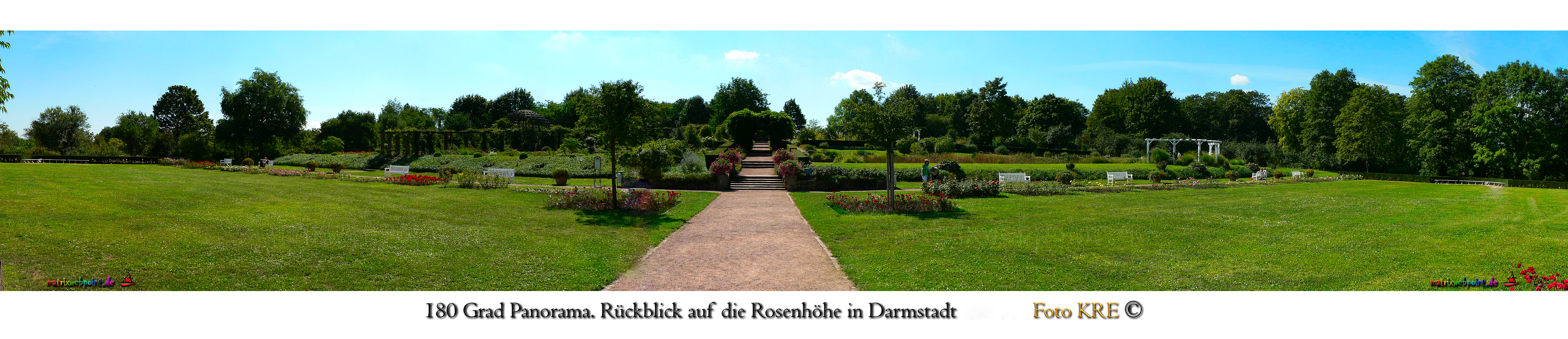         180 Grad Panoramafoto Rosenhöhe in Darmstadt
